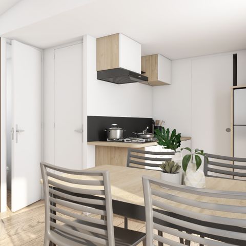 MOBILHOME 5 personas - NEST - TV