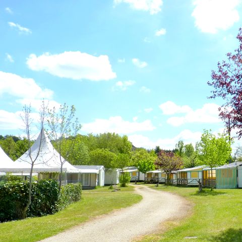 Stacaravan 6 personen - 2 slaapkamers / Airconditioning - overdekt terras