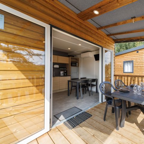 Mobilheim 4 Personen - Cottage Premium 1Sch 4 Personen Anreise Samstag