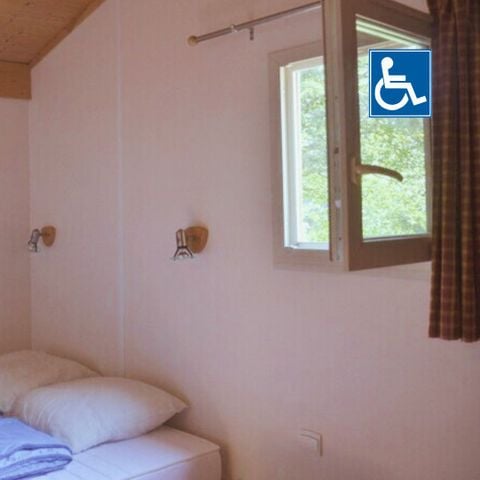 CHALET 4 personnes - ECO 2ch 4 PMR ( Personnes à mobilité réduite prioritairement)