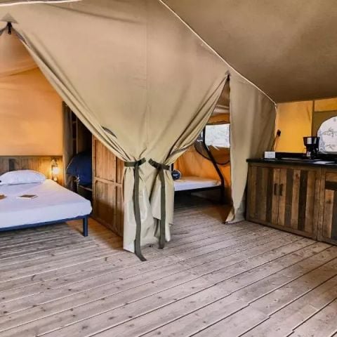 Safarizelt 5 Personen - Zelt Lodge Cosy 3 Zimmer 5 Personen Ohne Sanitäranlagen