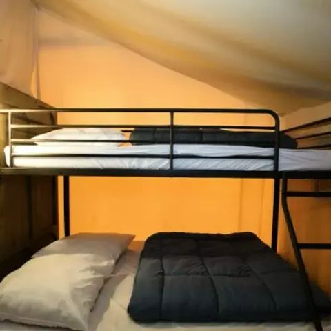SAFARITENT 5 personen - Lodge Comfort 3 kamers 5 personen zonder sanitair