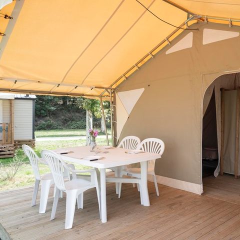 tent 4 personen - Lodge Canada 2bed 4p zonder badkamer