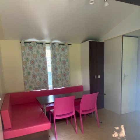 Mobilheim 6 personen - Mobilheim 3 Schlafzimmer - nicht überdachte Terrasse (Etagenbetten)