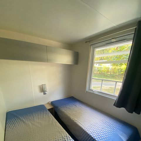 Mobilheim 6 Personen - Mobilheim 3 Zimmer - nicht überdachte Terrasse