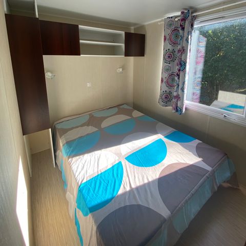 Mobilheim 5 personen - Mobilheim 2 Zimmer - halbüberdachte Terrasse