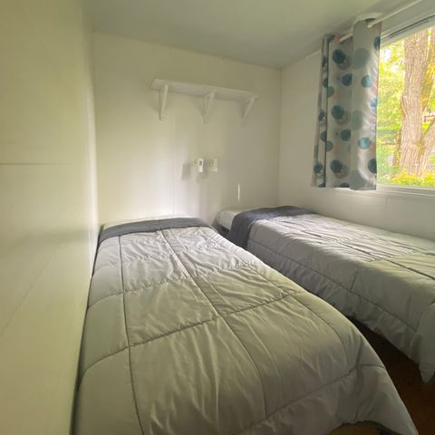 Mobilheim 4 personen - Mobilheim 2 Zimmer PETIT - nicht überdachte Terrasse