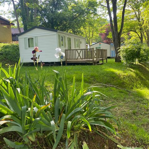Mobilheim 4 Personen - Mobilheim 2 Zimmer PETIT - nicht überdachte Terrasse