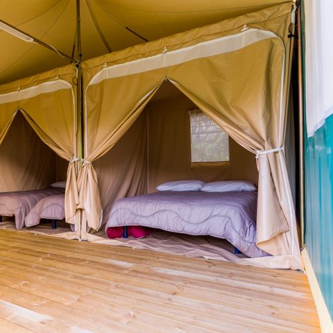 Glamping tent 4 persons - Bungali 2 bedrooms