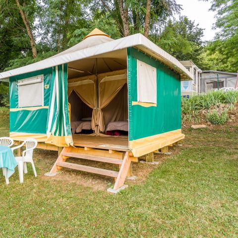 Glamping tent 4 persons - Bungali 2 bedrooms