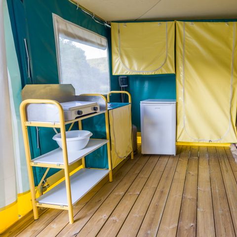 Glamping tent 4 persons - Bungali 2 bedrooms