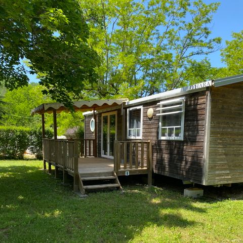 MOBILHOME 6 personas - 3 habitaciones - terraza semicubierta