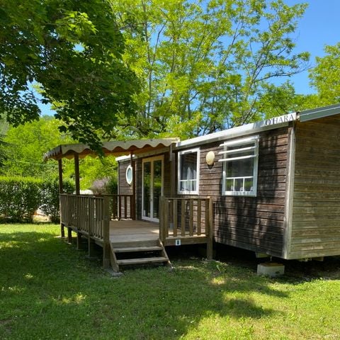 MOBILHOME 6 personnes - 3 chambres - terrasse semi-couverte