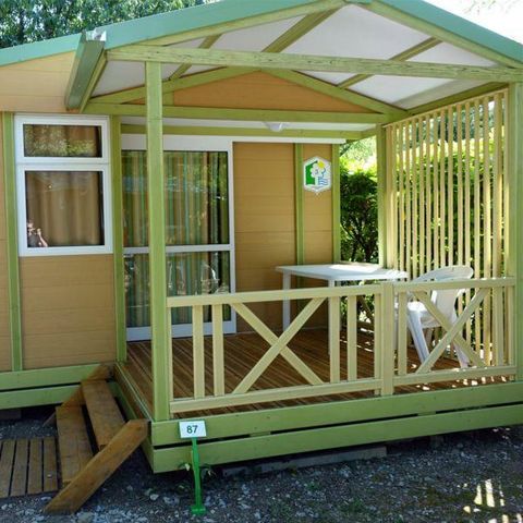Chalet 4 persons - STANDARD TRIANON 20m² 2 bedrooms - covered terrace