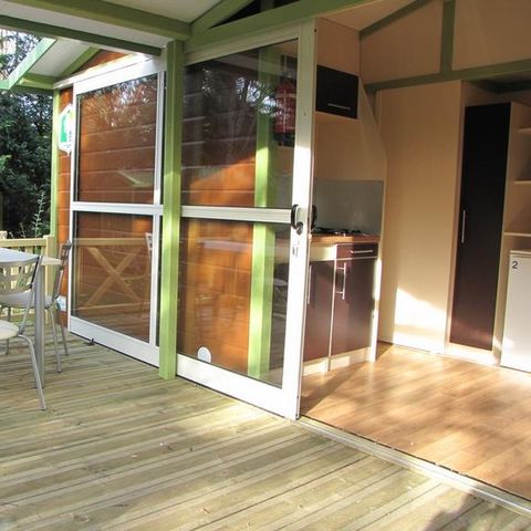 Chalet 4 persons - STANDARD NEMO 20m² 2 bedrooms - semi-covered terrace