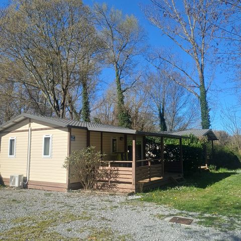 Chalet 6 Personen - CONFORT TIARE 32m² 3 Schlafzimmer - Überdachte Terrasse