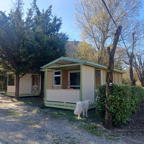 CHALET 2 personnes - CONFORT TINY 20m²  Terrasse couverte + Climatisation