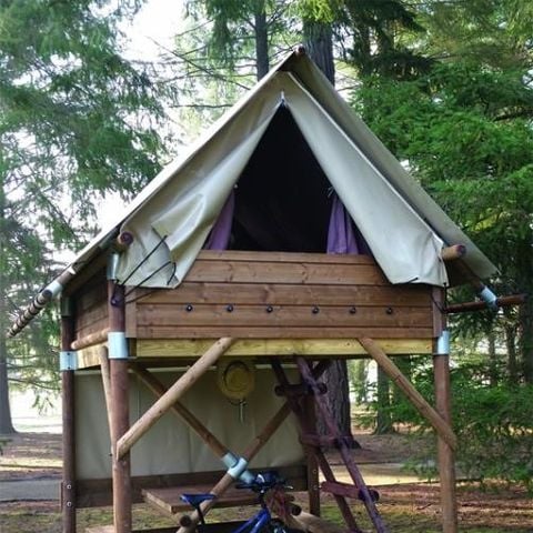 HÉBERGEMENT INSOLITE 2 personnes - CHALET TRAPPEUR BIVOUAC CHEVREUIL 5 m²