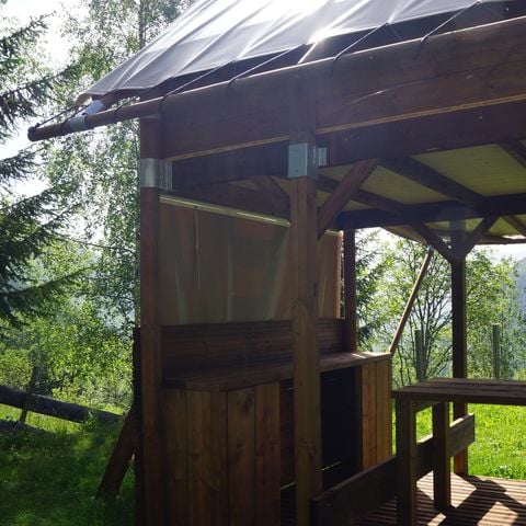 UNUSUAL ACCOMMODATION 2 people - CHALET TRAPPEUR BIVOUAC CHEVREUIL 5 sqm