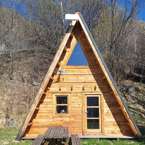 Accommodation 2 persons - CHALET TIPI EDELWEISS 20 sqm