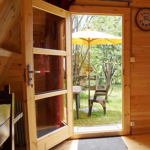 AUßERGEWÖHNLICHE UNTERKUNFT 2 Personen - CHALET TIPI EDELWEISS 20 m²