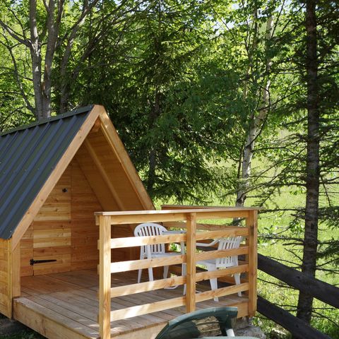 Allogi 2 persone - Capanna MARMOTTE - Senza cucina, senza servizi igienici (no WC, no bagno)