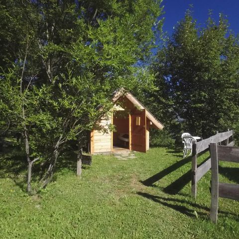 Allogi 2 persone - Capanna MARMOTTE - Senza cucina, senza servizi igienici (no WC, no bagno)