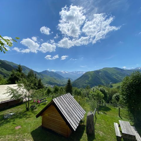 Hébergement 2 personnes - Hutte MARMOTTE - Pas de cuisine, pas de sanitaires (ni WC, ni salle de bain)