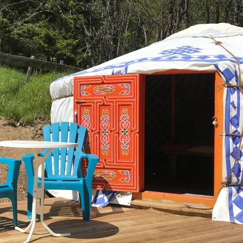 Tent 4 personen - RENARD Yurt - Geen keuken, geen sanitair (geen WC, geen badkamer)