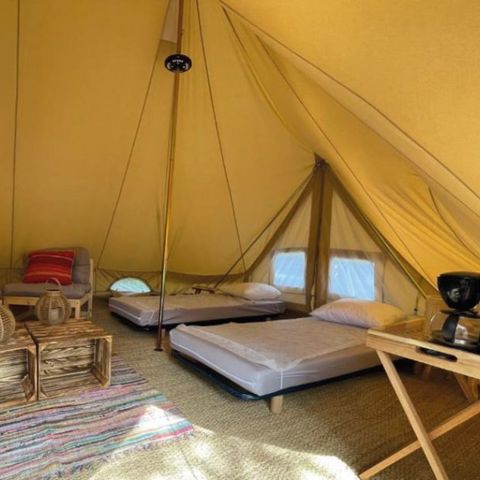 TENTE TOILE ET BOIS 4 personnes - Familiale - 4 pers