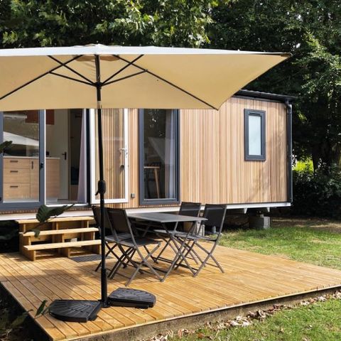 Mobilheim 4 Personen - 2 CH Premium mit Blick auf die Loire - 4 Pers.