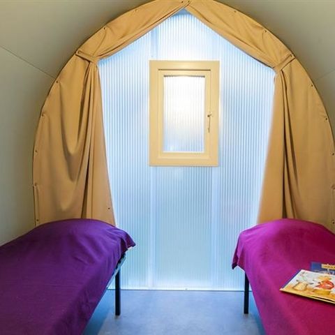 tent 4 personen - Kokosnoot, zonder sanitair