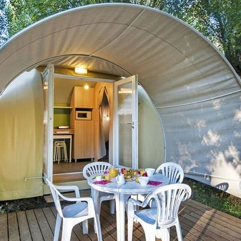 tent 4 personen - Kokosnoot, zonder sanitair