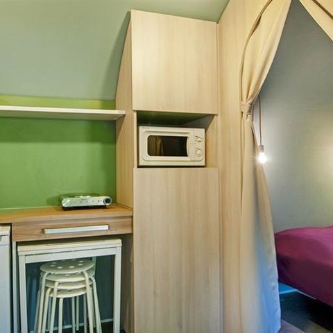 tent 4 personen - Kokosnoot, zonder sanitair