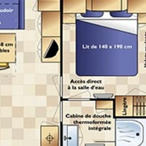 Mobile home 5 persons - Super Mercure