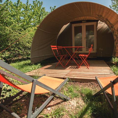 Glampingtent 4 personen - Coco Sweet, zonder sanitair