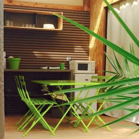 Canvas bungalow 4 persons - Maori tent, without sanitary facilities