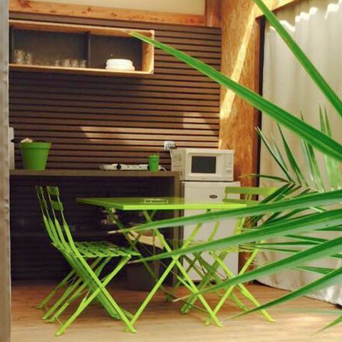 Glampingtent 4 personen - Maori tent, zonder sanitair