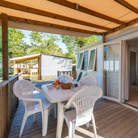 MOBILE HOME 6 people - Mobile-home | Comfort XL | 2 Bedrooms | 4/6 Pers. | Raised terrace | Air conditioning