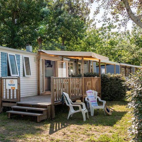 Stacaravan 6 personen - Mobile-home | Comfort | 2 Slaapkamers | 4/6 Pers. | Verhoogd terras | Airconditioning.