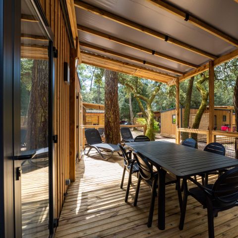 BUNGALOW 6 personnes - Premium 34 m² - 3 chambres (draps + serviettes inclus) -