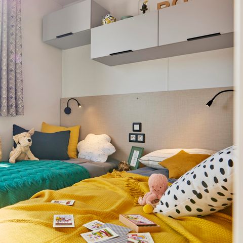 Mobilheim 6 Personen - Premium 34 m² - 3 Schlafzimmer (inkl. Bettwäsche + Handtücher) - - - - - - - - - - - - - - - - - - - - - - - - - - -