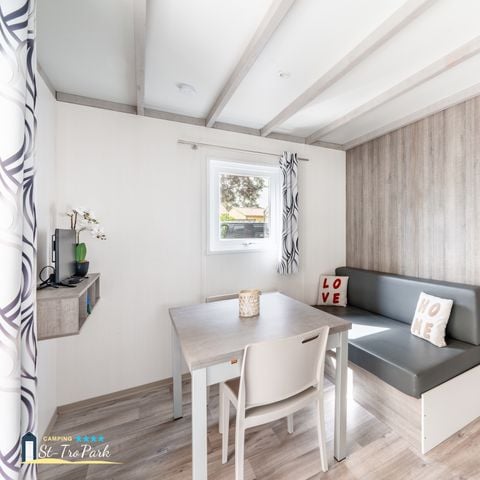 Chalet 4 personas - Confort 26.5m² - 2 habitaciones - Terraza cubierta - TV