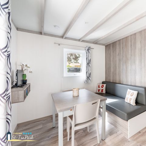 CHALET 4 personas - Chalet Confort 26.5m² (2 habitaciones) + terraza cubierta + TV