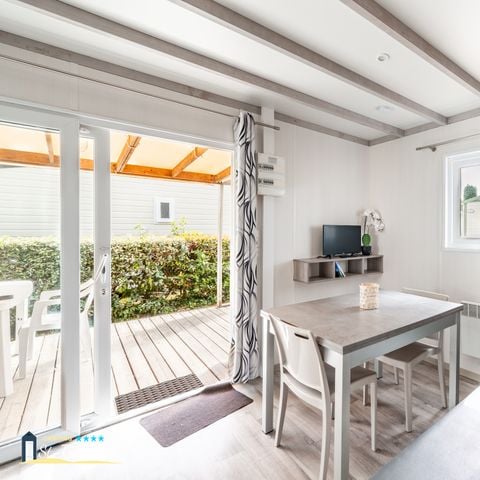 Chalet 4 personen - Confort 26.5m² - 2 kamers - Overdekt terras - TV