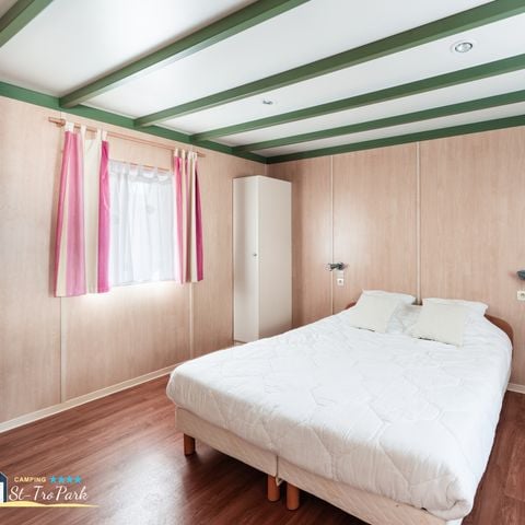 MOBILHOME 4 personnes - Premium 32m² (2 chambres) réservé aux personnes à mobilité réduite avec climatisation