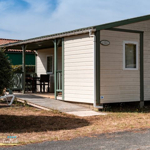 Mobile home 4 persons - Premium 32m² (2 bedrooms) reserved for people with reduced mobility with air conditioning