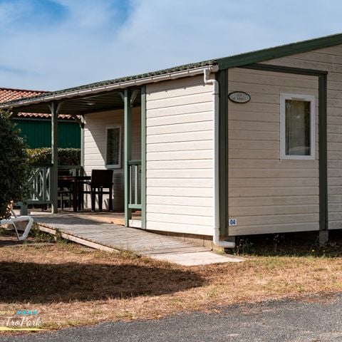 Mobilheim 4 personen - Premium 32m² - 2 Schlafzimmer - Reserviert für Personen mit eingeschränkter Mobilität mit Klimaanlage