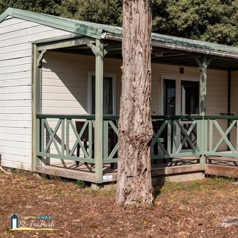 MOBILHOME 4 personas - Premium 32m² (2 habitaciones) reservado para personas con movilidad reducida con aire acondicionado