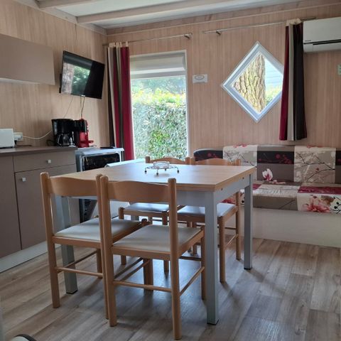 Chalet 6 persone - Premium 34m² - 3 camere - Aria condizionata - Lavastoviglie - Terrazza coperta